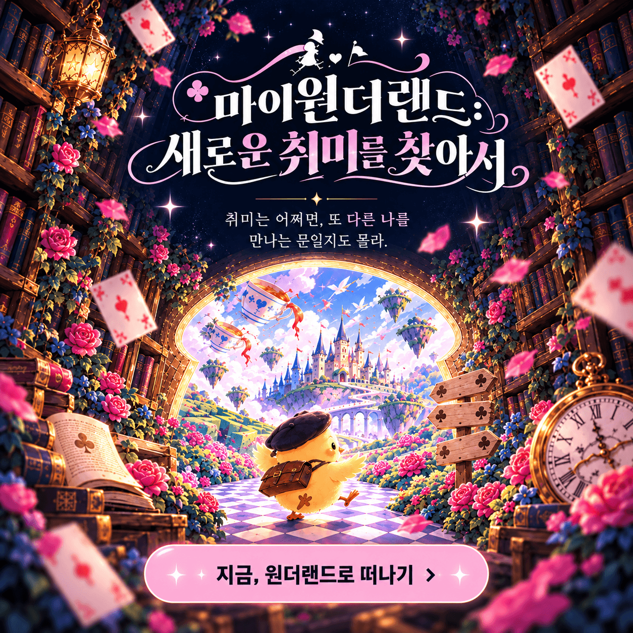 마이원더랜드: 새로운 취미를 찾아서. 지금 원더랜드로 떠나기